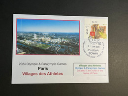 (2 N 28) 2024 France - Paris Olympic Games (1-1-2023) Olympic & Paralympic - Village Des Athletes (7 Km North Of Paris) - Eté 2024 : Paris