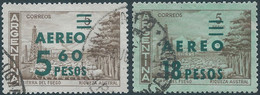 ARGENTINA,1962 Overprinted,AEREO 5.60+5 P & 18+5 P,Obliterated - Gebruikt