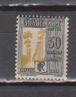 GUADELOUPE         N°  YVERT   TAXE  32  NEUF AVEC CHARNIERES      ( CHARN  01 / 28  ) - Timbres-taxe