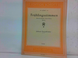 Frühlingsstimmen - Reves De Printemps - Voices Of Spring. Walzer. Op. 410. Piano. Einzel-Ausgabe. Edition Scho - Music