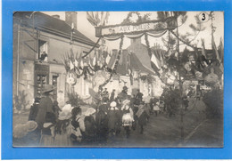 37 INDRE ET LOIRE - NEUILLE PONT PIERRE Carte Photo Prise Lors D'une Fête - Neuillé-Pont-Pierre