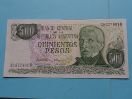 500 Quinientos Pesos ( Voir / See > Scans ) UNC ! - Argentinien