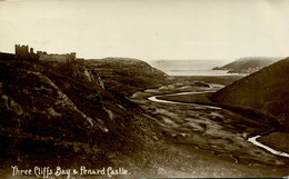 GLAMORGAN - GOWER - THREE CLIFFS BAY AND PENARD CASTLE RP  Glam270 - Glamorgan