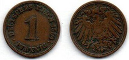 Allemagne 1 Pfennig 1904 D TB+ - 1 Pfennig