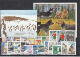 Finland 1989 - Full Year MNH ** - Años Completos