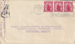 Nouvelle Zélande Lettre Pour L'Allemagne 1925 - Briefe U. Dokumente