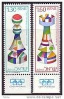 1976 ISRAEL CHESS OLYMPIADE MICHEL: 685-686 MNH ** - Echecs