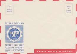 Poland Post - Balloon PBA.1965.kop.poz: Competition For The Operational Aviation Commander's Cup (envelope) - Ballonnen