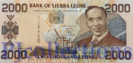 SIERRA LEONE 2000 LEONES 2003 PICK 26b UNC - Sierra Leona