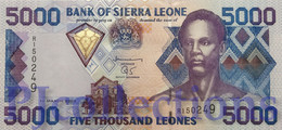 SIERRA LEONE 5000 LEONES 2003 PICK 27b UNC - Sierra Leona