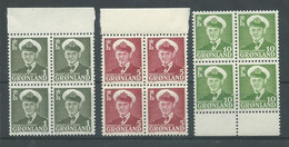 220042716  GROENLANDIA.  YVERT  Nº  19/21  **/MNH - Unused Stamps