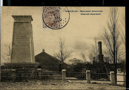 Carte-vue, Waterloo, Monument Hanovrien - Obl. WATERLOO 10/09/1920 - Poste Rurale