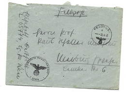 Feldpost Luftwaffenhelferin Kreta Griechenland 1943 - Feldpost World War II