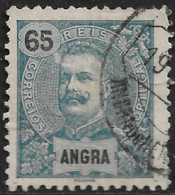 Angra – 1898 King Carlos 65 Réis Used Stamp - Angra