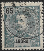 Angra – 1898 King Carlos 65 Réis Used Stamp - Angra