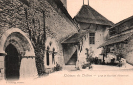 CPA - CHÂTEAU De CHILLON - Vues Du Site Intérieurs … LOT 5 CP à Saisir - Veytaux