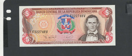 DOMINICAINE - Billet 5 Pesos 1995 NEUF/UNC Pick.152 - Dominicana