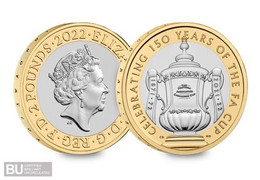 UK Two Pound £2 2022 FA Cup BUNC Coin - 2 Pounds