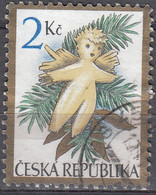 Ceska Republika 1994 Michel 59 O Cote (2009) 0.30 Euro Noël Ange Cachet Rond - Used Stamps