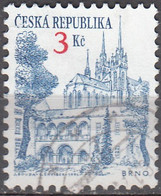 Ceska Republika 1994 Michel 35 O Cote (2009) 0.30 Euro Vue De Brno Cachet Rond - Used Stamps