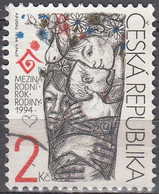Ceska Republika 1994 Michel 31 O Cote (2009) 0.30 Euro Année Internationale De La Famille Cachet Rond - Used Stamps