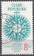 Ceska Republika 1995 Michel 61 O Cote (2009) 0.70 Euro 20 Ans Organisation Mondiale Du Tourisme Cachet Rond - Used Stamps