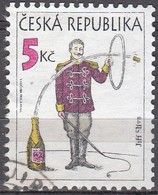 Ceska Republika 1995 Michel 86 O Cote (2009) 0.40 Euro Jiri Silva Dessin Humoristique Cachet Rond - Used Stamps
