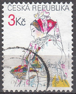 Ceska Republika 1996 Michel 104 O Cote (2009) 0.30 Euro Pâques Cachet Rond - Used Stamps