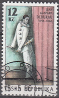 Ceska Republika 1996 Michel 115 O Cote (2009) 1.00 Euro Jean-Gaspard Deburau Cachet Rond - Used Stamps