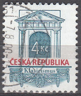 Ceska Republika 1996 Michel 118 O Cote (2009) 0.30 Euro Architecture Classique Cachet Rond - Used Stamps