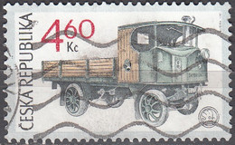 Ceska Republika 1997 Michel 159 O Cote (2009) 0.20 Euro Camion Skoda 1924 Cachet Rond - Used Stamps