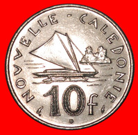 * FRANCE SHIP (1972-2005): NEW CALEDONIA ★ 10 FRANCS 1977 DOLPHIN!  LOW START ★ NO RESERVE! - New Caledonia