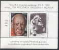 POLAND 1981 PICASSO RARE SPECIAL EDITION MIN SHEET MNH Art Artists Paintings  Spain Painter Draughtsman Sculptor France - Proeven & Herdruk