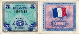 5 Francs 1944 Drapeau SPL - 1944 Bandiera/Francia