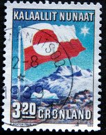 Greenland 1989 10th. Anniversary Internal Autonomy FLAG   MiNr.195  ( Lot  H 751  ) - Used Stamps