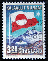 Greenland 1989 10th. Anniversary Internal Autonomy FLAG   MiNr.195  ( Lot  H 754  ) - Used Stamps