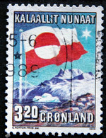 Greenland 1989 10th. Anniversary Internal Autonomy FLAG   MiNr.195  ( Lot  H 755  ) - Gebraucht