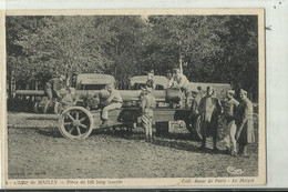 Camp Du Mailly Piece De 155 Long Tractee - Matériel