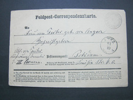 1870 , Guerre , Feldpostkarte Aus  Versaille - Oorlog 1870