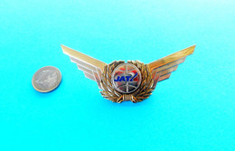 JAT (Yugoslav Airlines) - Original Vintage Pilot Wings Badge  *** Airways Airline Air Company Pilote #2 - Crew-Abzeichen