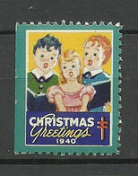 USA Christmas 1940 Weihnachten Tuberculosis MNH - Ohne Zuordnung