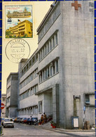 MACAU - 1980 HOSPITAL ISSUE WITH OVPT  MAX CARD (CANCEL DATE: 1982) - Maximum Cards