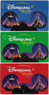 @+ Passeport Disneyland Paris : Lot De 3 Cartes Mickey - Deux Parcs (France) - Disney Passports