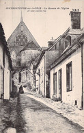 CPA France - Indre Et Loire - St Christophe Sur Le Nais - La Rosace De L'Eglise Et Une Vieille Rue - L. Roy Editeur - Andere & Zonder Classificatie