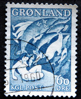 Greenland 1957  Legend.  MiNr.39  ( Lot H 773 ) - Gebraucht