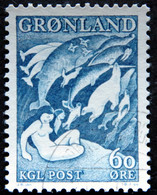 Greenland 1957  Legend.  MiNr.39  ( Lot H 771 ) - Usados