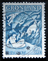 Greenland 1957  Legend.  MiNr.39  ( Lot H 776 ) - Gebraucht