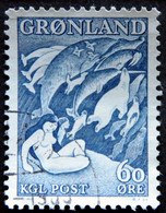 Greenland 1957  Legend.  MiNr.39  ( Lot H 777 ) - Usados