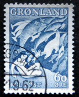 Greenland 1957  Legend.  MiNr.39  ( Lot H 780 ) - Gebruikt