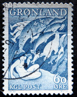 Greenland 1957  Legend.  MiNr.39  ( Lot H 783 ) - Usados